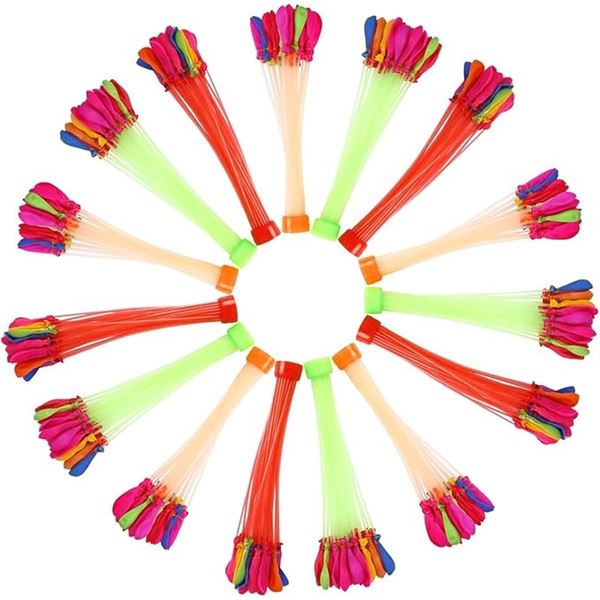 777pcs Easy-Fill Magic Bunch-O-Balloons - Quick & Easy Fill Bunches of Water Balloons - New