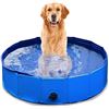 Image 1 : ZoneTech 39" Foldable Pet/Dog Swimming Pool - Easy to Store/Collapsible, Leakproof - New!