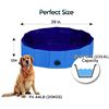 Image 2 : ZoneTech 39" Foldable Pet/Dog Swimming Pool - Easy to Store/Collapsible, Leakproof - New!