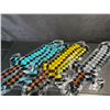 Image 4 : 12-Pack Inflatable Minecraft Swords/Pixel Swords - Long 25" Size - Blue/Grey/Yellow - New
