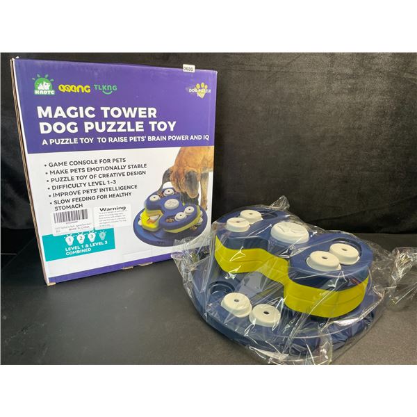 Interactive Dog Puzzle Toy/Slow-Feeder Treat Toy - Enhances Dogs IQ/Promotes Brain Development - New