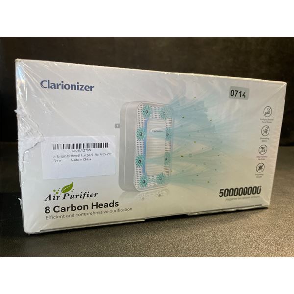 Clarionizer Air Purifier/Air Ionizer for Home - Eliminates Odors & Purifies Air - New Sealed