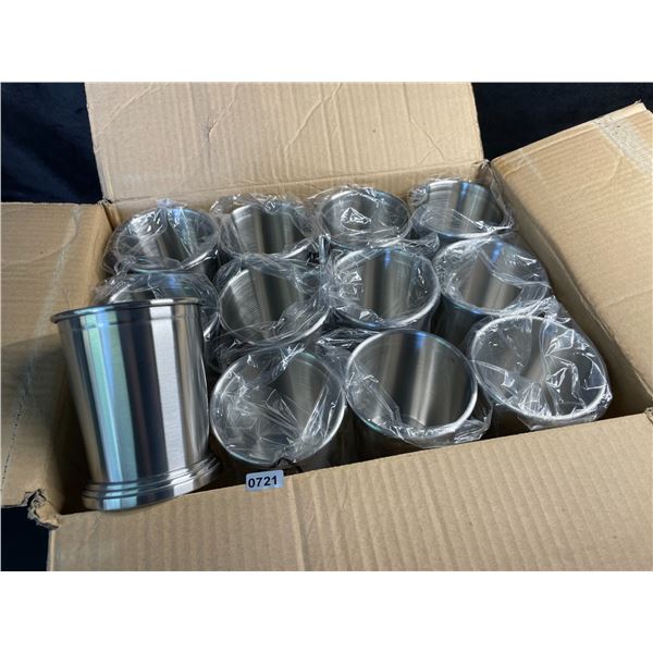 Box of 24PCS Stainless Steel Julep Cups/Cocktail Mugs - New
