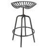 Image 1 : Esschert Design Tractor Chair - Cast Iron/Steel Tractor Chair/Stool Chair - NEW SEALED!