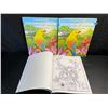Image 1 : 3 Large Print Adult Coloring Books - Various Detailed Designs - Brand New!