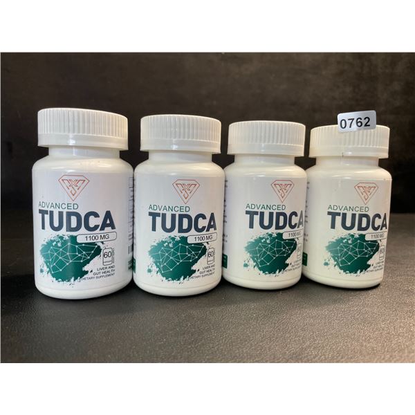 4 Bottles of Advanced Tudca (1100mg) Liver & Gut Health Supplement (60 Capsules) - New