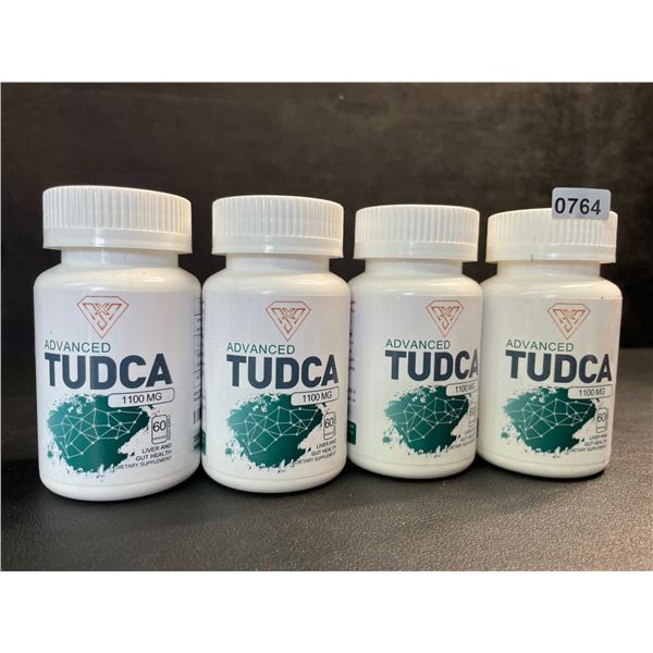 4 Bottles of Advanced Tudca (1100mg) Liver & Gut Health Supplement (60 Capsules) - New