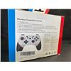 Image 3 : Wireless Pro Controller for Nintendo Switch - Ergonomic Design; USB-C Rechargeable (White) - New