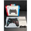 Image 1 : Wireless Pro Controller for Nintendo Switch - Ergonomic Design; USB-C Rechargeable (Black) - New
