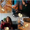 Image 4 : LED Cute Lazy Raccoon Bedside Lamp; Touch Control, Dimmable & Rechargeable - New