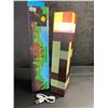Image 1 : Minecraft Multi-Color Light-Up Wall Torch Lamp - USB-Rechargeable; Multi-Color Effects - New