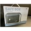 Image 4 : Safe Box/Keepsake Locking Box with Key/Passcode (Black) Money Safe/Piggy Bank Box - New