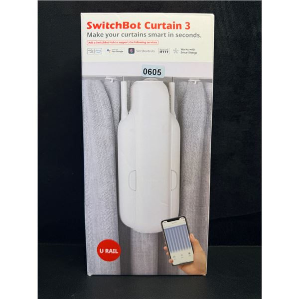 Switchbot Curtain 3 Smart Automatic Curtain Opener - Blutooth Remote Control w/ App/Timer - NEW