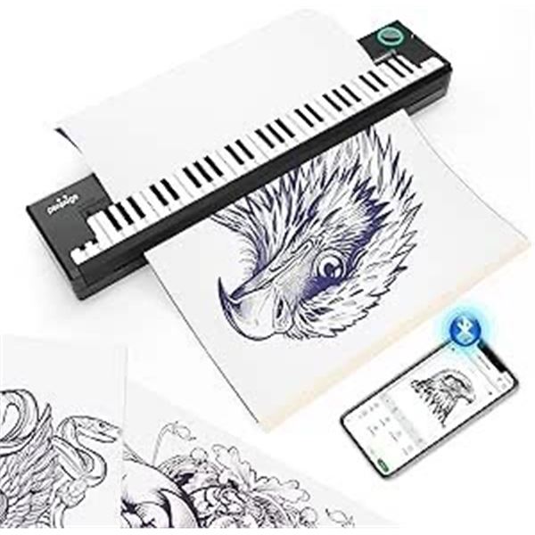 Peripage P90 Wireless Tattoo Stencil/Transfer Printer; Inkless Thermal Portable Tattoo Printer - NE