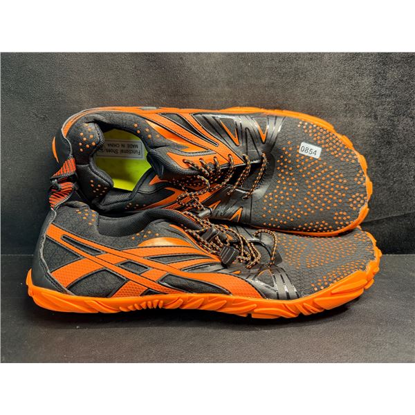 1 Pair of Orange Water Shoes - Mens Size 12/13 - New