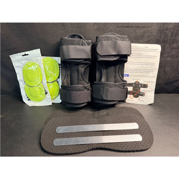 2 Pack Cogetoro Plantar Fascitis Night Splits; Adjustable/Relief from Foot Pain/Tendonitis - New