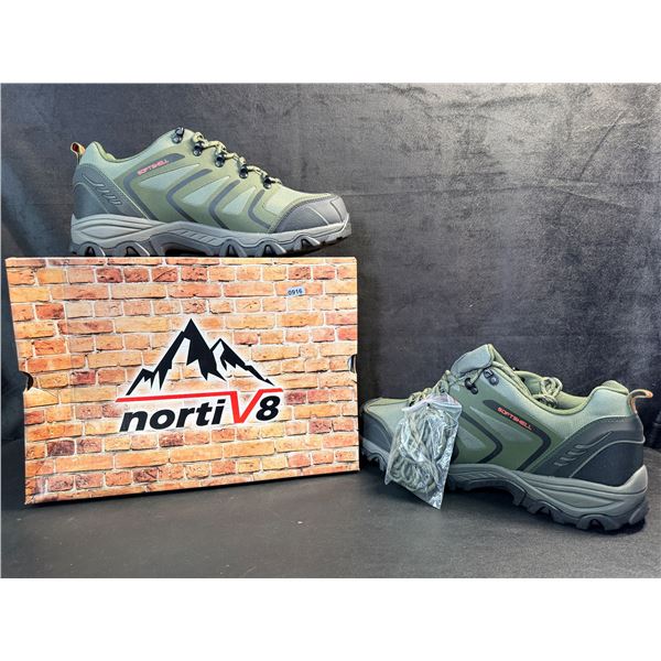 NortiV8 Men's Waterproof Hiking Shoes (Size 12) Outdoor/Lightweight/Low-Top Softshell Shoes - NEW