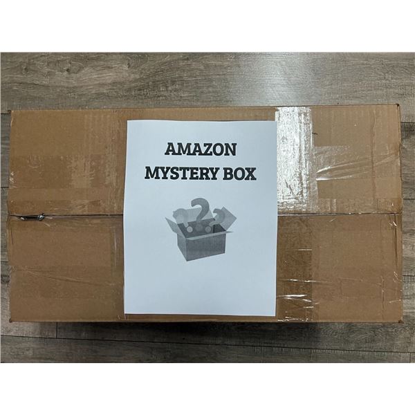 1 AMAZON MYSTERY BOX!!! - Packed FULL of Assorted Amazon Items! (22 inch x 11 inch box size)