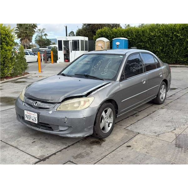 HOND CIVIC 2005 SALV T/DONATION
