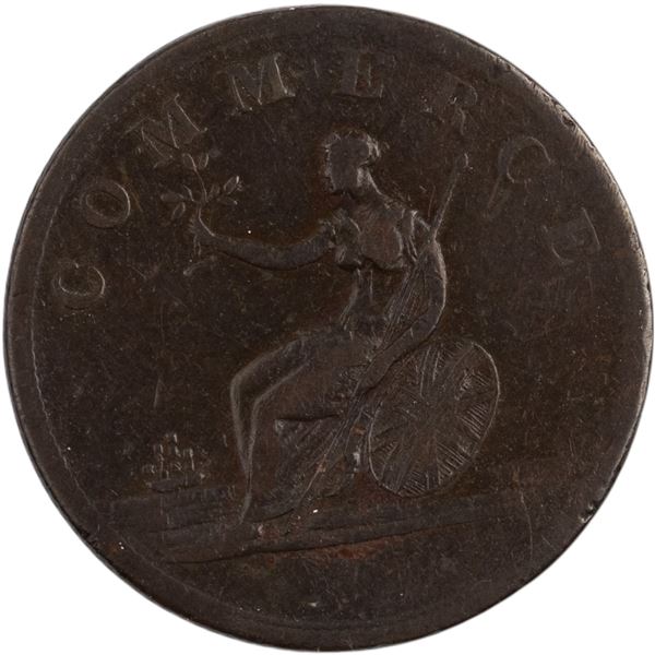 Canada 1813 Wellington Half Penny Token WE-7