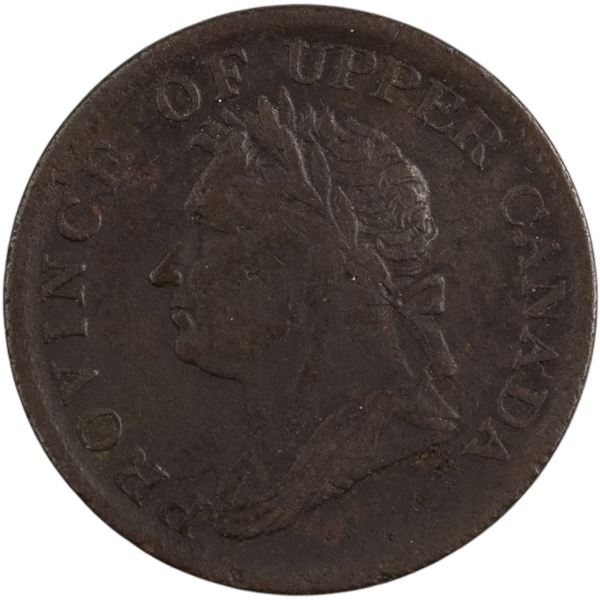 Canada 1832 Upper Canada Half Penny Token UC-14