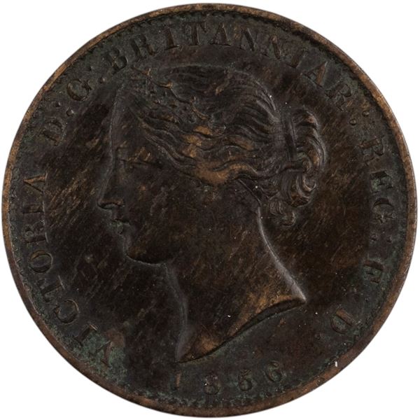 Canada 1856 Nova Scotia Half Penny Token NS-5A1