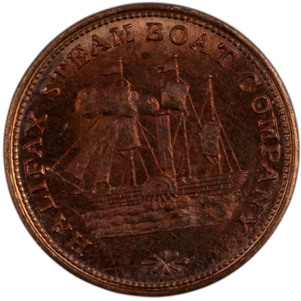 Canada Halifax Steam Boat Company Ferry Token TR1, Breton 900