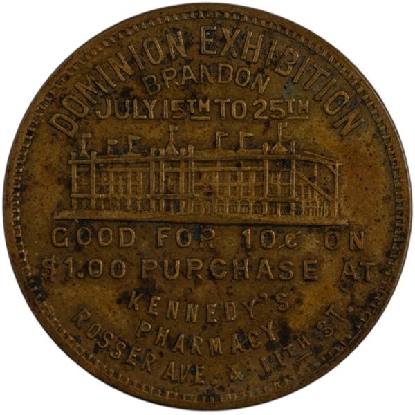 Canada Manitoba Dominion Exhibition Brandon Fair $1.00 McCullough's Drug Store