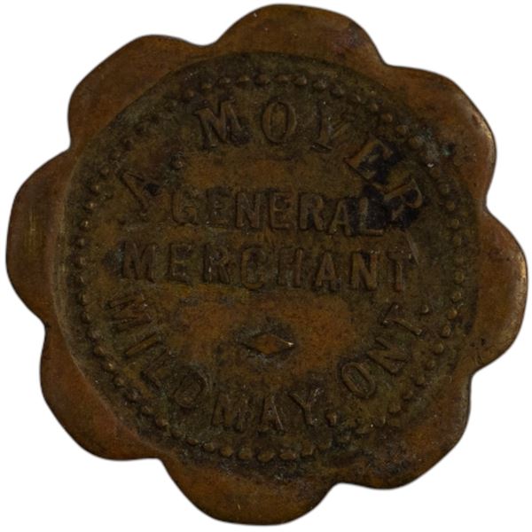 Canada Mildmay Ont. 1 Cent A. Moyer Merchant Token