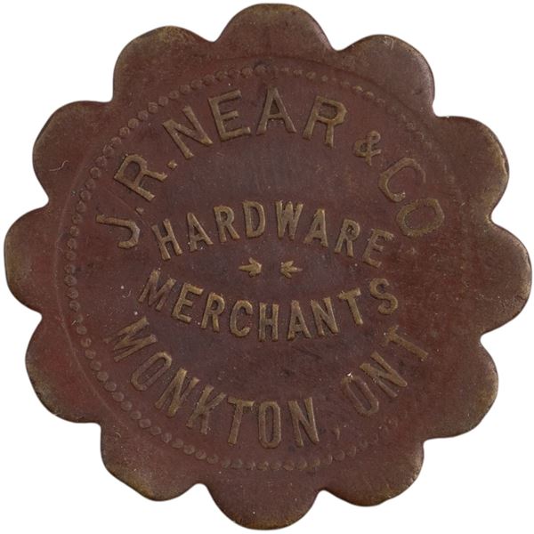 Canada Monkton Ont. J.R. Near & Co. $1 Merchant Token