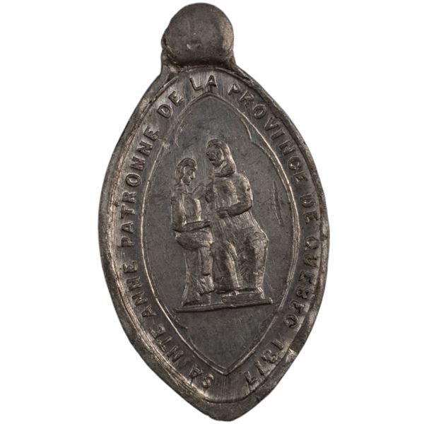 Canada Quebec 1877 Sainte Anne Medallion LeRoux 1675
