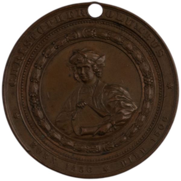 United States 1892-1893 Medal 'SOUVENIR WORLD'S COLUMBIAN EXPOSITION, CHICAGO, U.S.A.'
