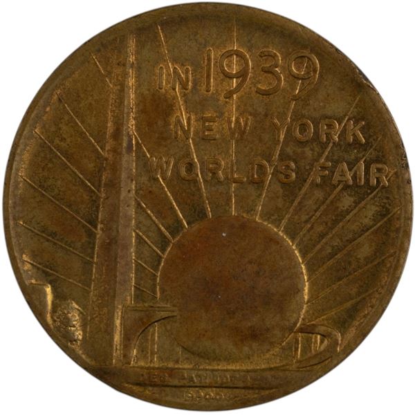 United States 1939 New York Worlds Fair Medallion