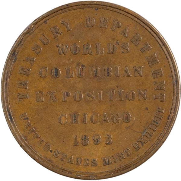 United States Columbian Exposition Chicago 1893 Medallion