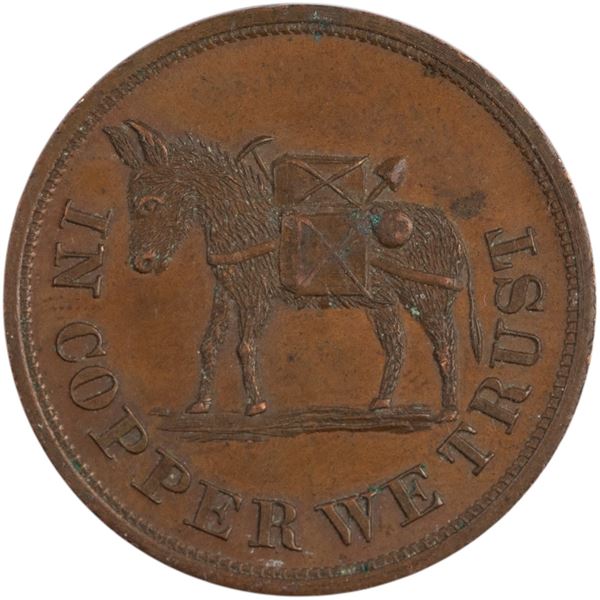 United States Douglas Arizona Copper City of the Southwest Token, In Copper We Trust