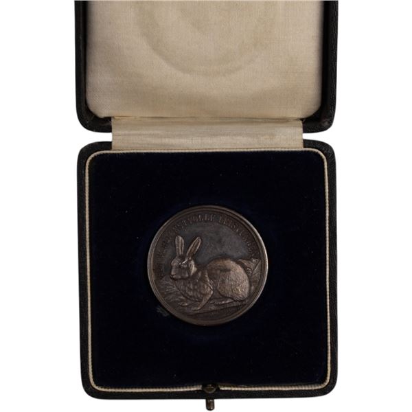 Germany Silver Medal with Rabbit