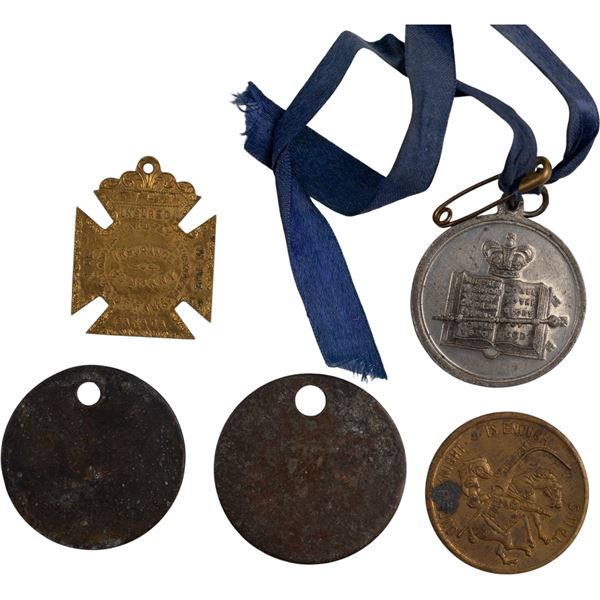 Miscellaneous Medals / Tokens (5 pieces)