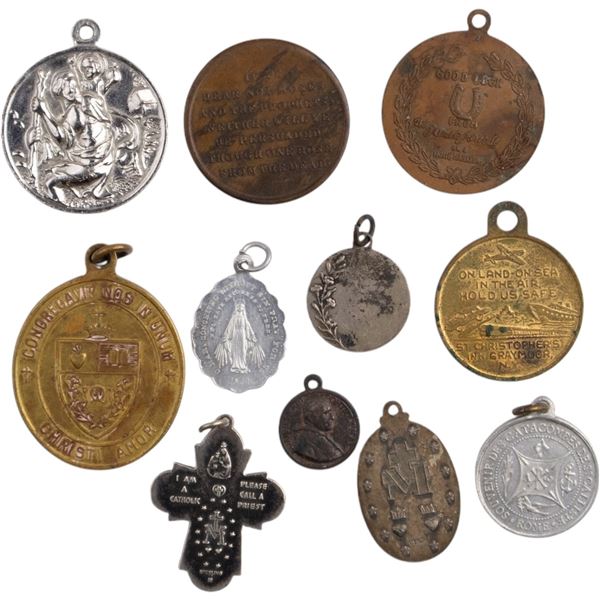 Religious Medallions (11 Pieces)