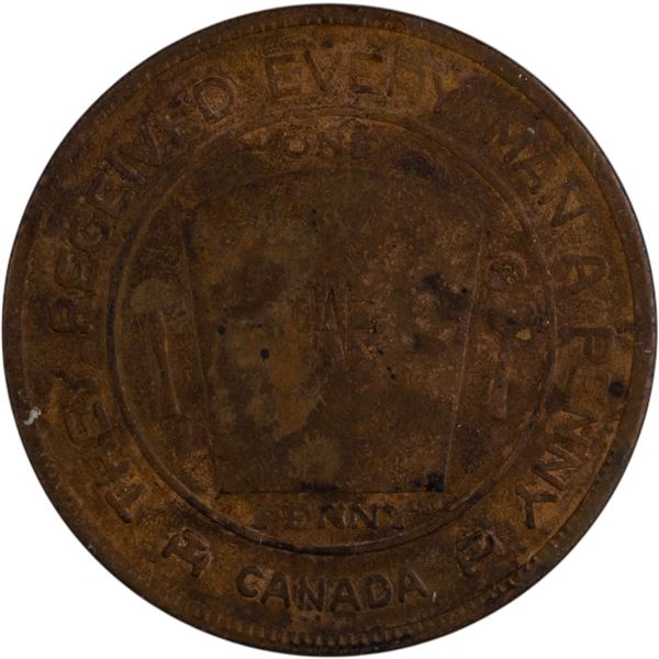 Canada Nilestown Ontario Chapter No. 247 Masonic Penny Token