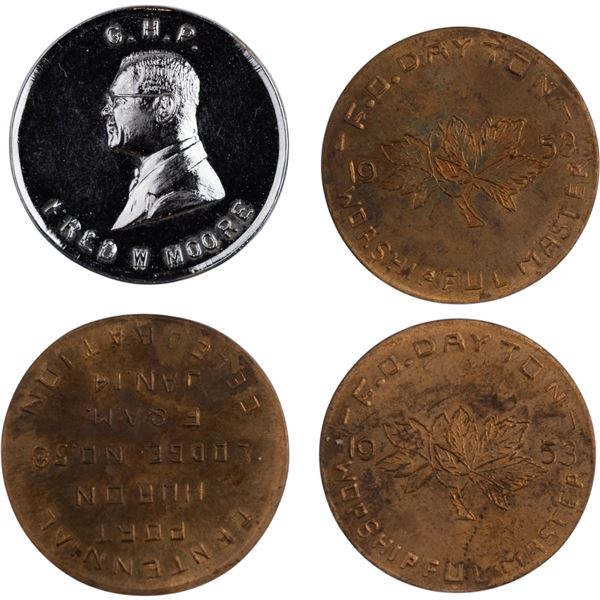 Masonic Token Lot (4 Pieces)
