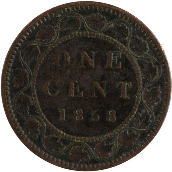 Canada 1858 1 Cent Semi Key Date