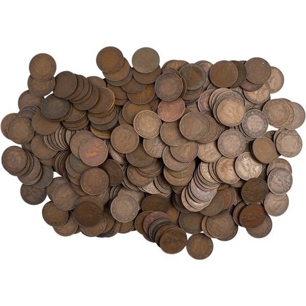 Canada 1911-1920 George V Large Cent Lot (390 Pieces)