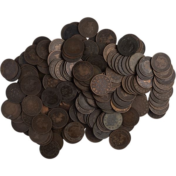 Canada Queen Victoria Large Cent Lot (170 Pieces)