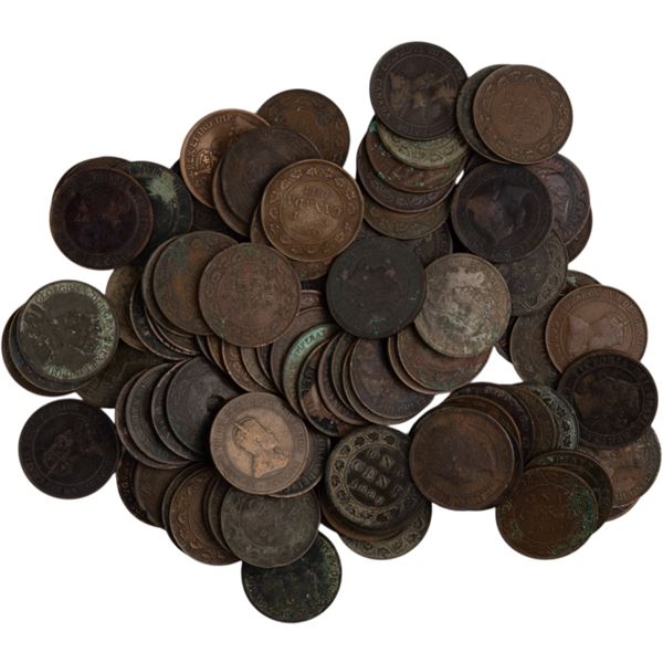 Canada Victoria, Edward, George Cull Lot (95 Pieces)