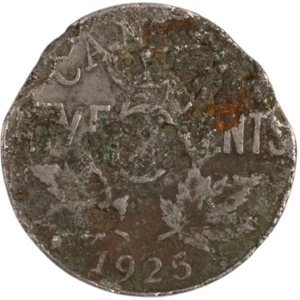 Canada 1925 5 Cent Nickel - Semi Key Date