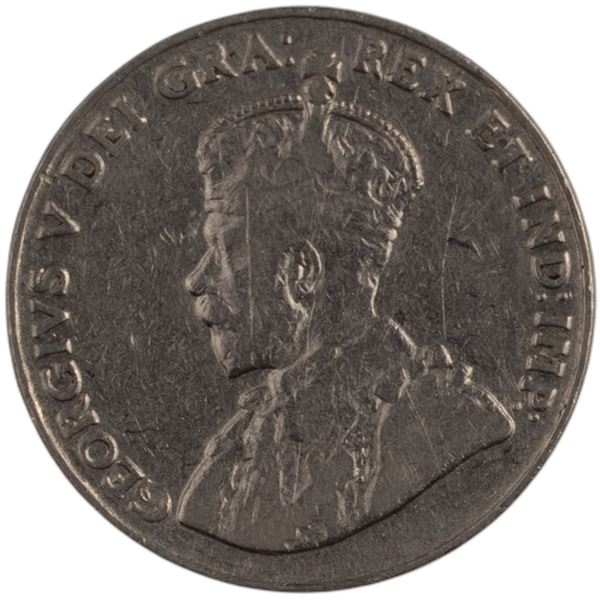 Canada 1926 Far 6 Nickel 5 Cent