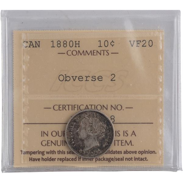 Canada 1880H 10 Cent