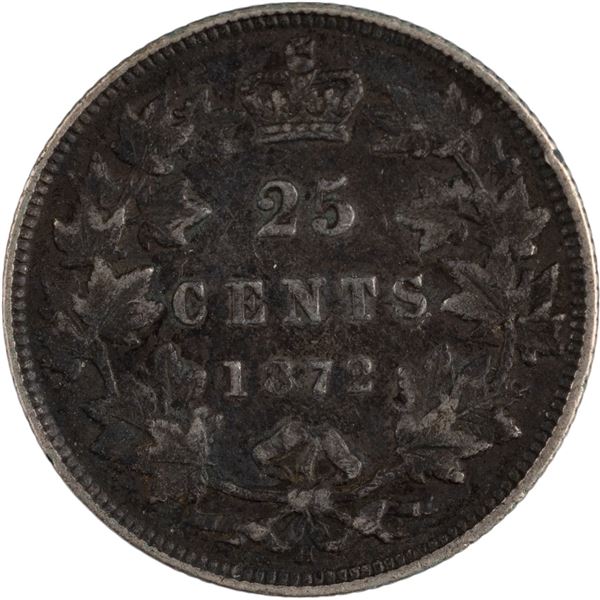 Canada 1872H 25 Cents