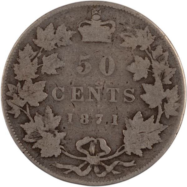 Canada 1871 50 Cents