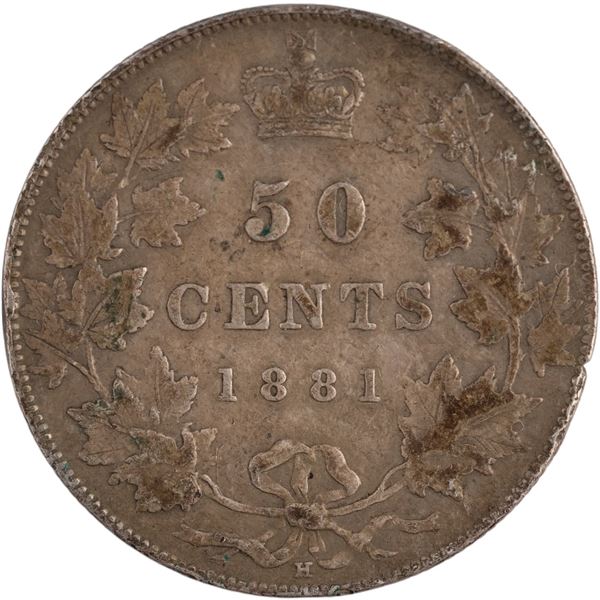 Canada 1881H 50 Cents